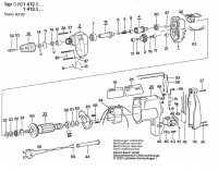 Bosch 0 601 412 041 Drill Screwdriver 110 V / GB Spare Parts